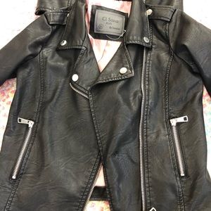 Girl’s Faux Leather Jackets